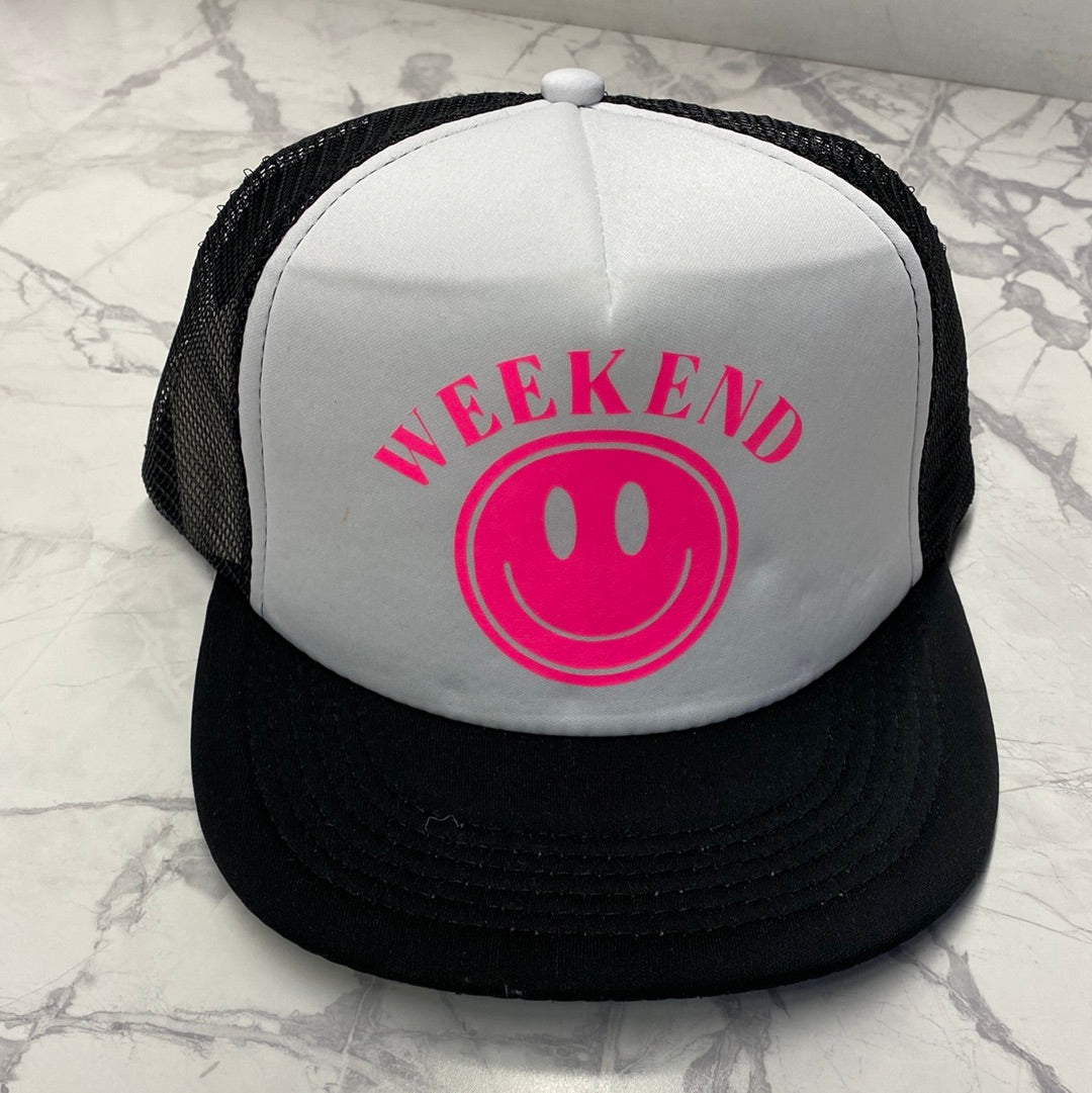 Weekend Black Snapback Hat