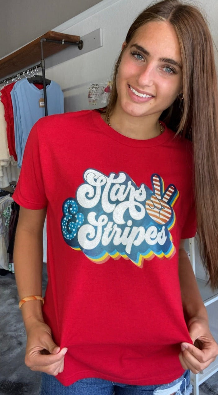 Stars & Stripes Patriotic T-Shirt