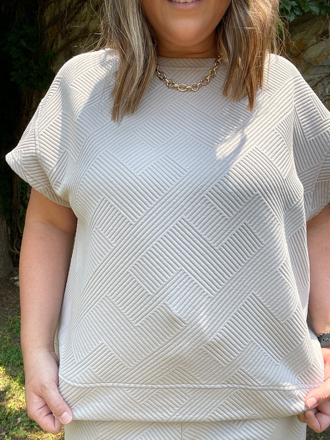 Oatmeal Textured Top