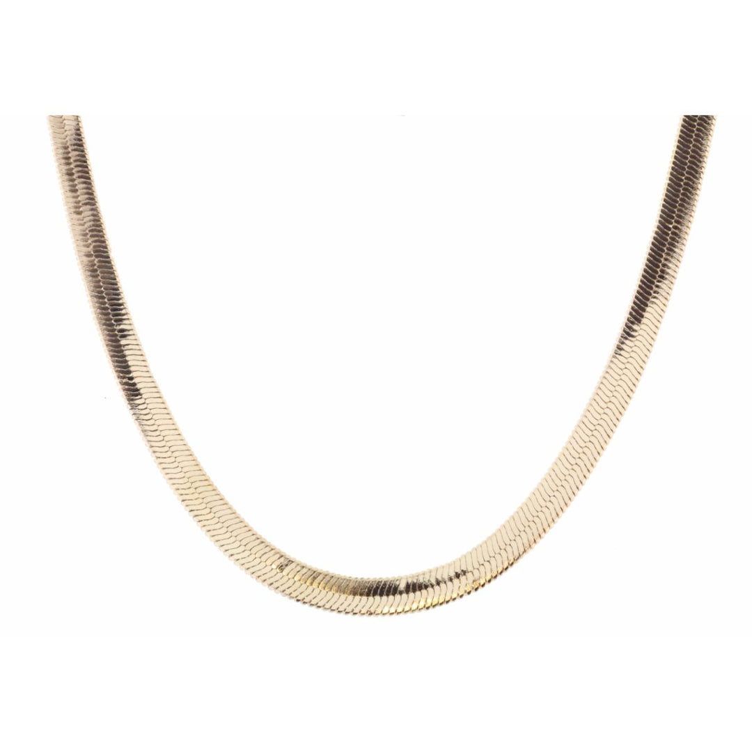 SHINY GOLD SNAKE CHAIN NECKLACE