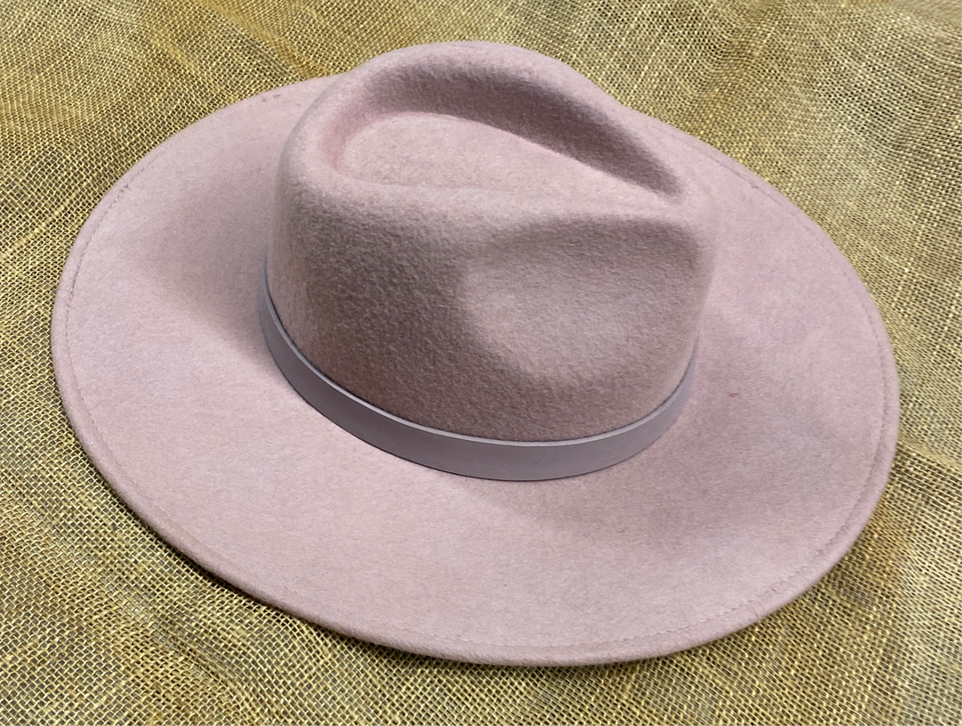 MAUVE WOOL HAT