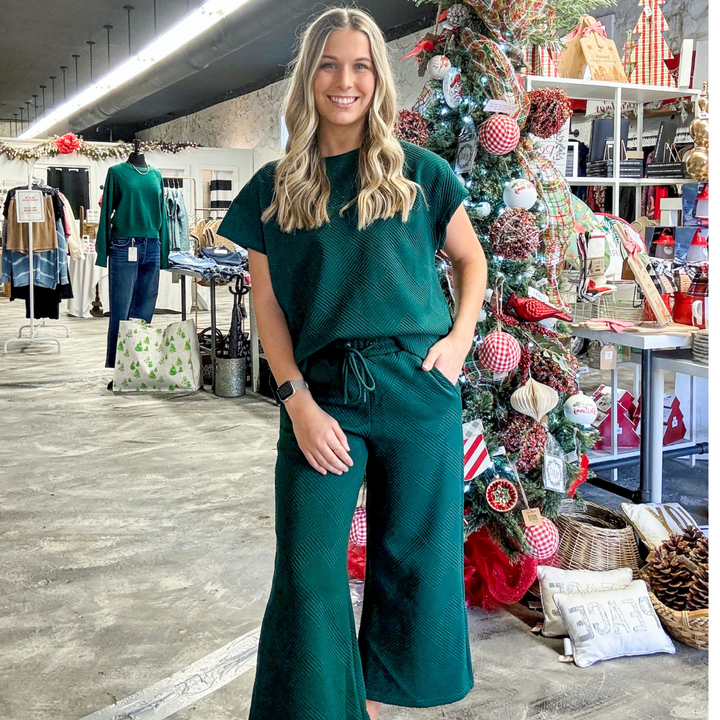 Forrest green Matching Set, Perfect Summer Sets for Women, green Matching Set in Greenwood, Arkansas House of Holland Store, see and be seen