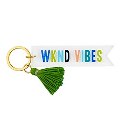 ACRYLIC MULTI COLORED KEY CHAIN TAG