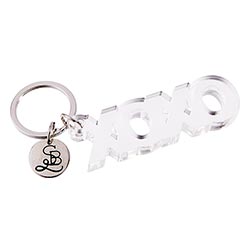 Acrylic Word Keychain - House