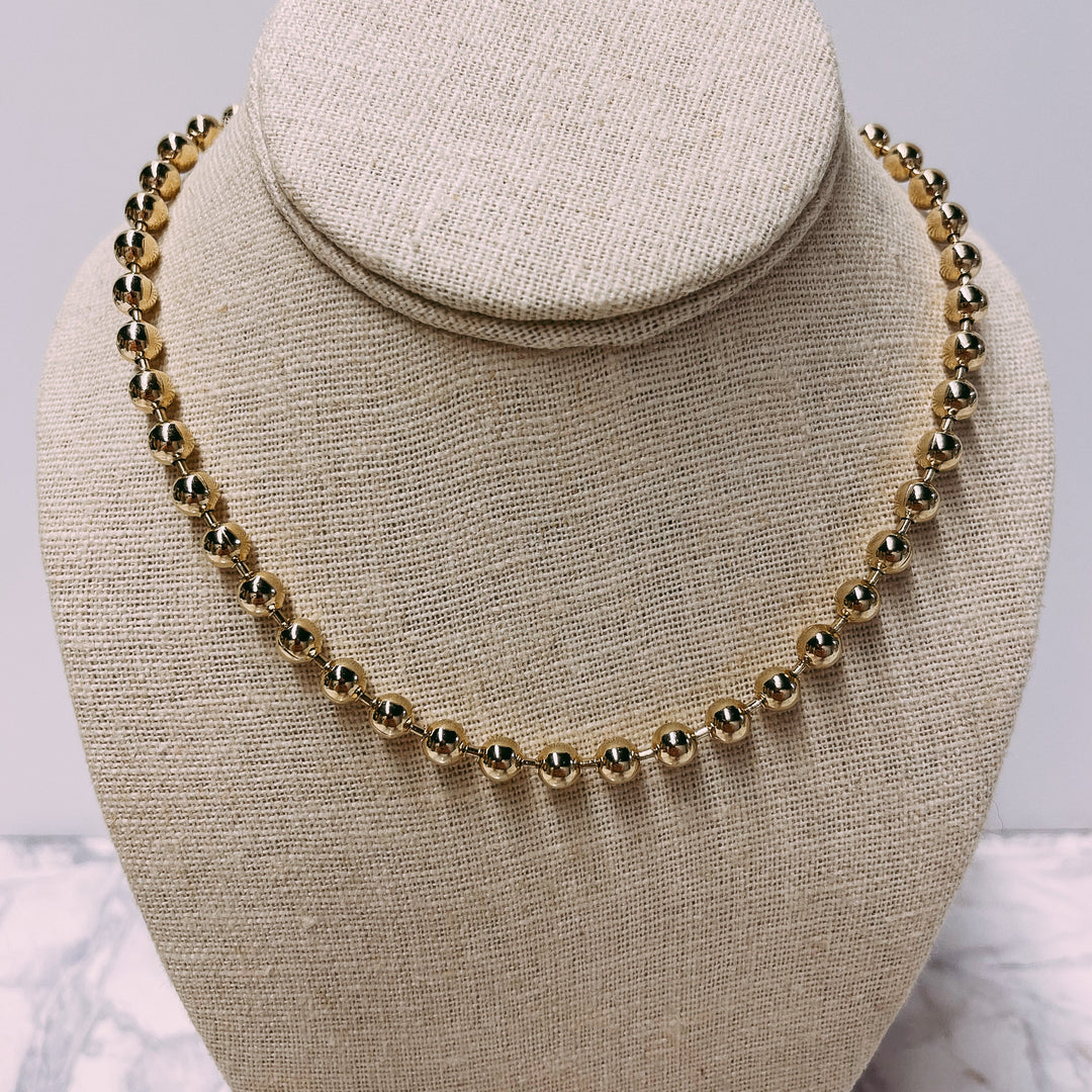 ELECTROPLATED PALLINI CHAIN LINK NECKLACE